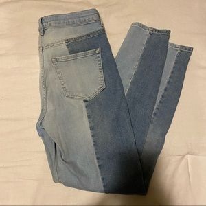 Two tones jeans